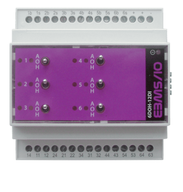 eBMS IO Multi IO (6UI / 4DI / 2AO / 6DO)