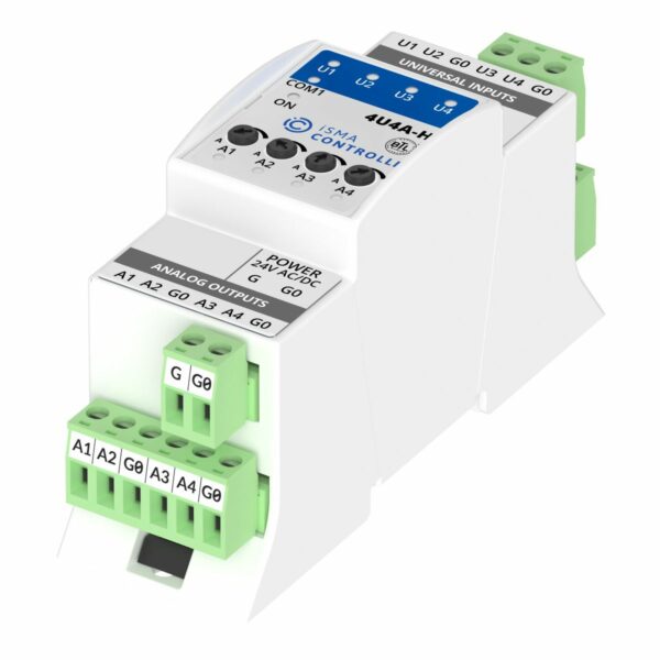 4U-4A-H IP (BACnet IP / Modbus TCP)